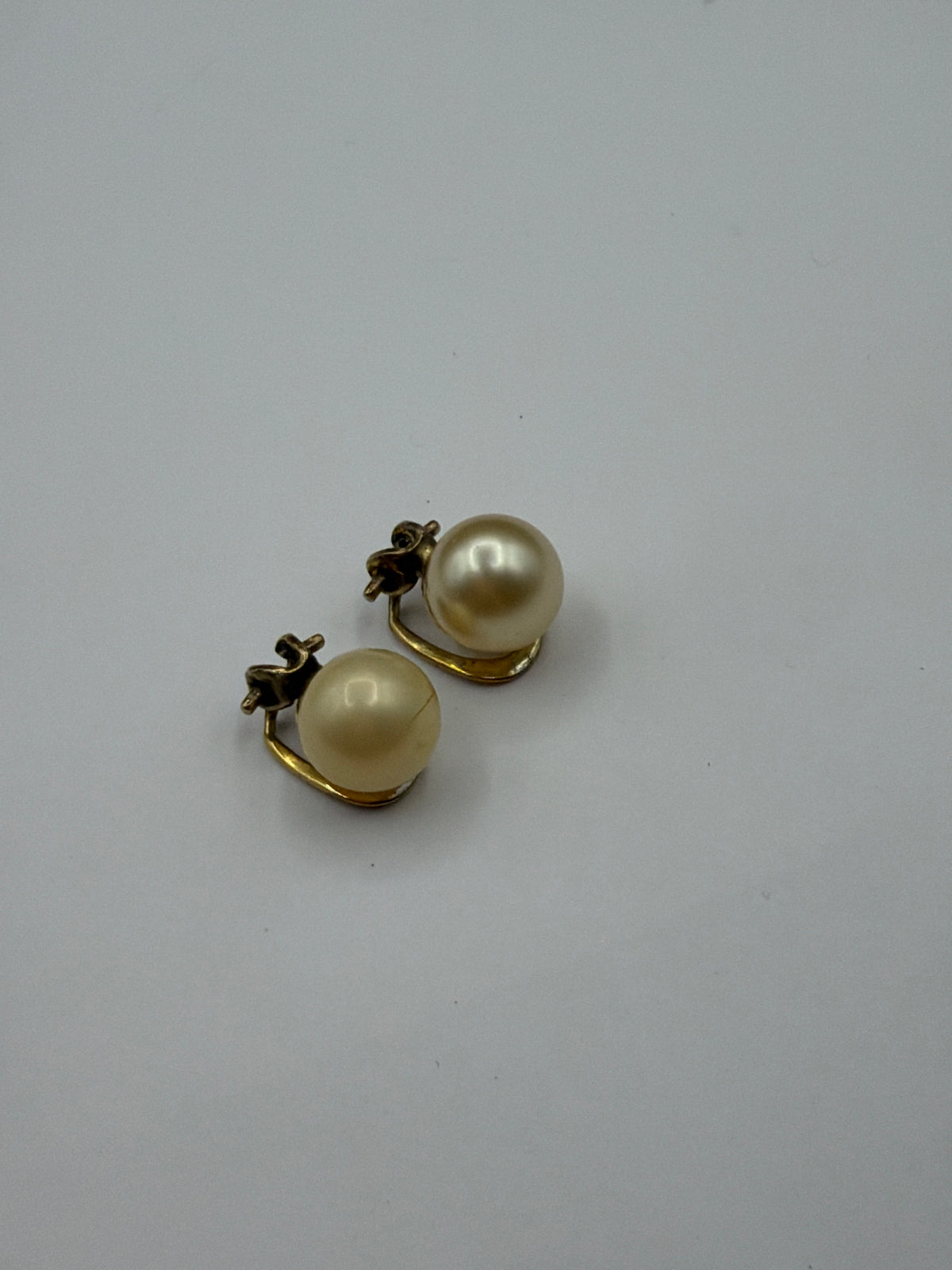Coppia Orecchini Clip Perlina