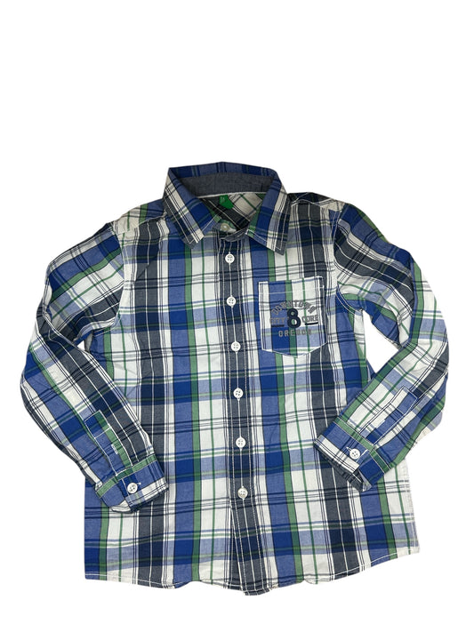 Camicia Scozzese Benetton 5-6 Anni