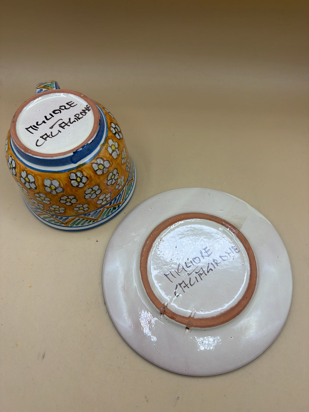 Tazza Con Piatto Migliore Caltagirone