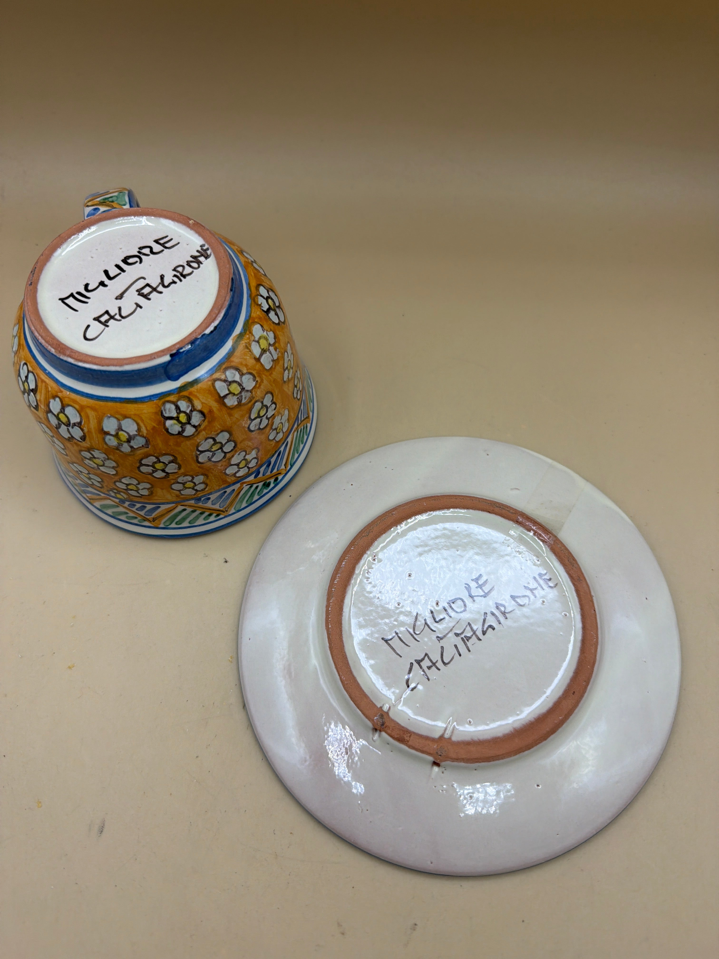 Tazza Con Piatto Migliore Caltagirone