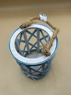 Portalumino Bco Blu Conchiglie