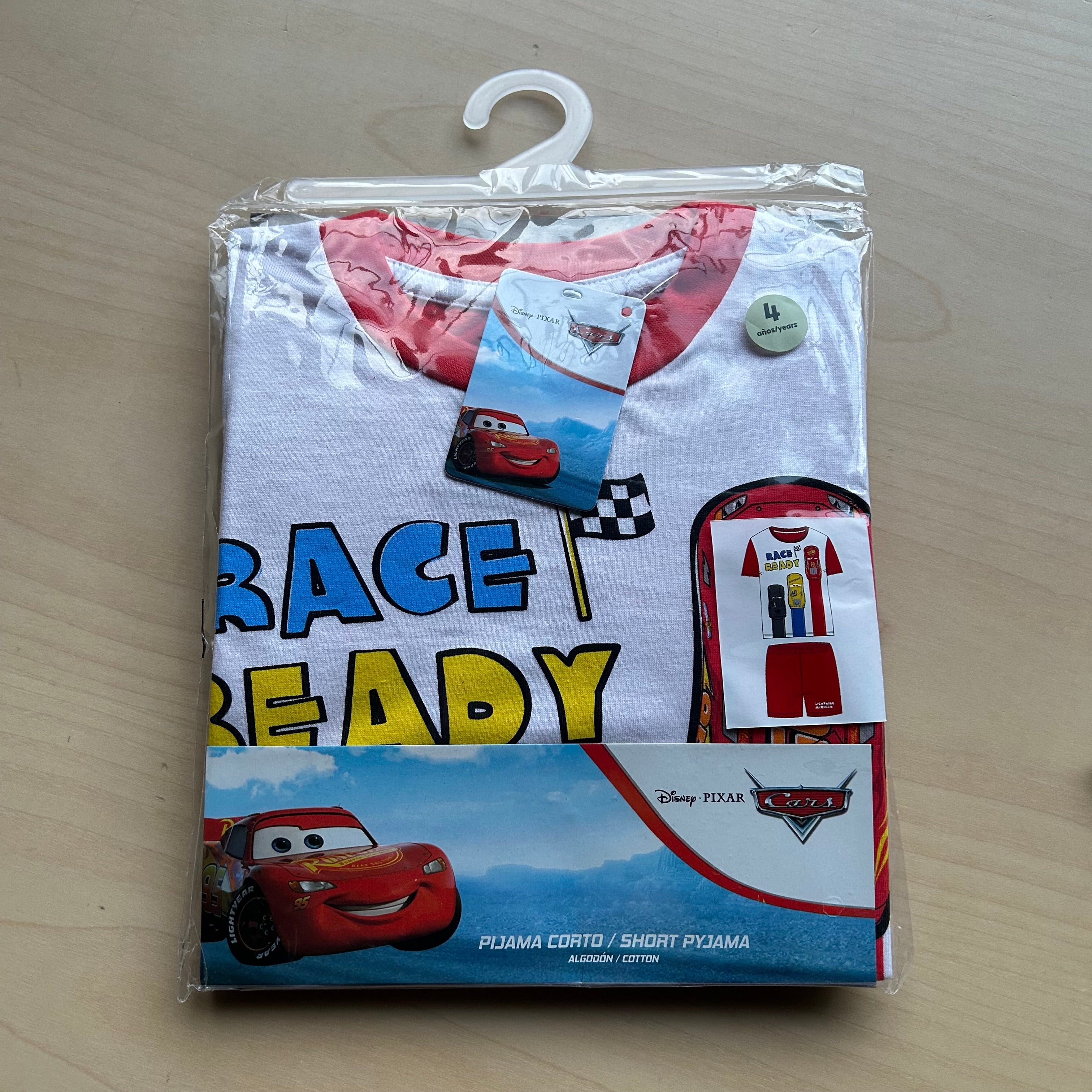 Completo Corto Due Pezzi Nuovo Cars 6 Anni