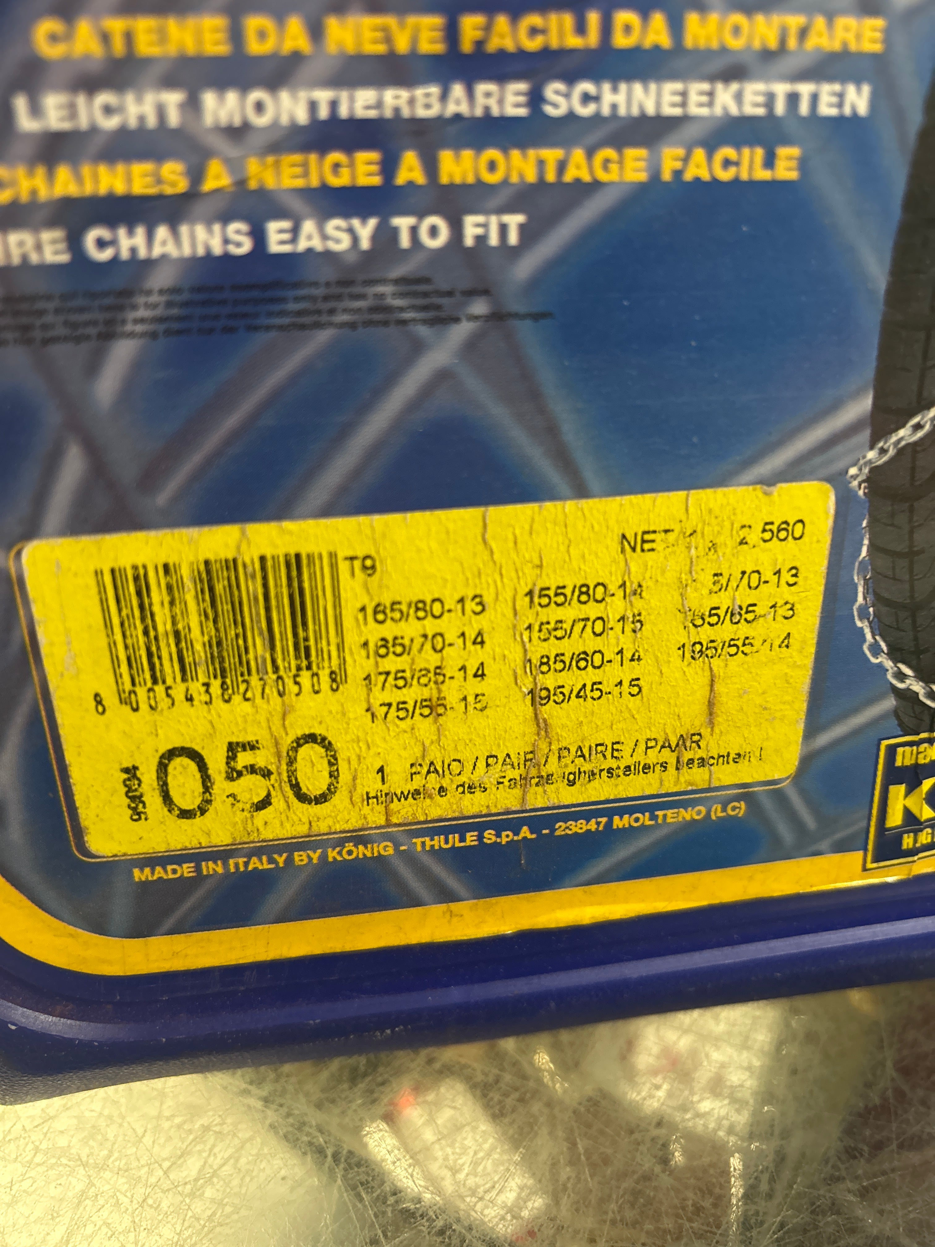 Catene Da Neve Konig T9