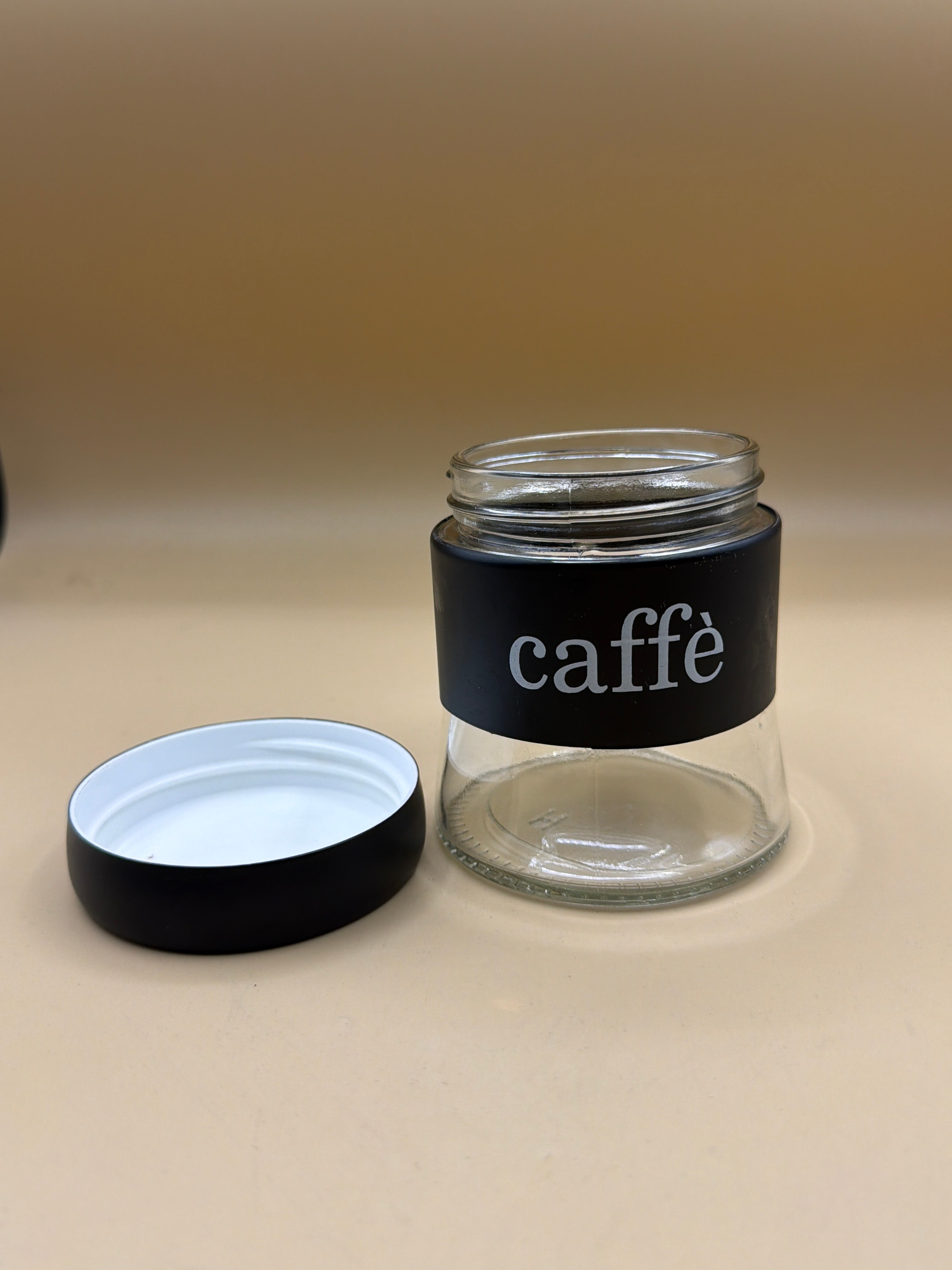 Vaso Nero Vetro Caffè