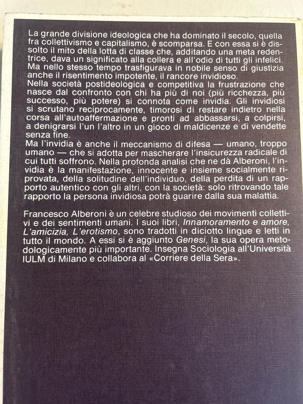 Gli Invidiosi - Francesco Alberoni