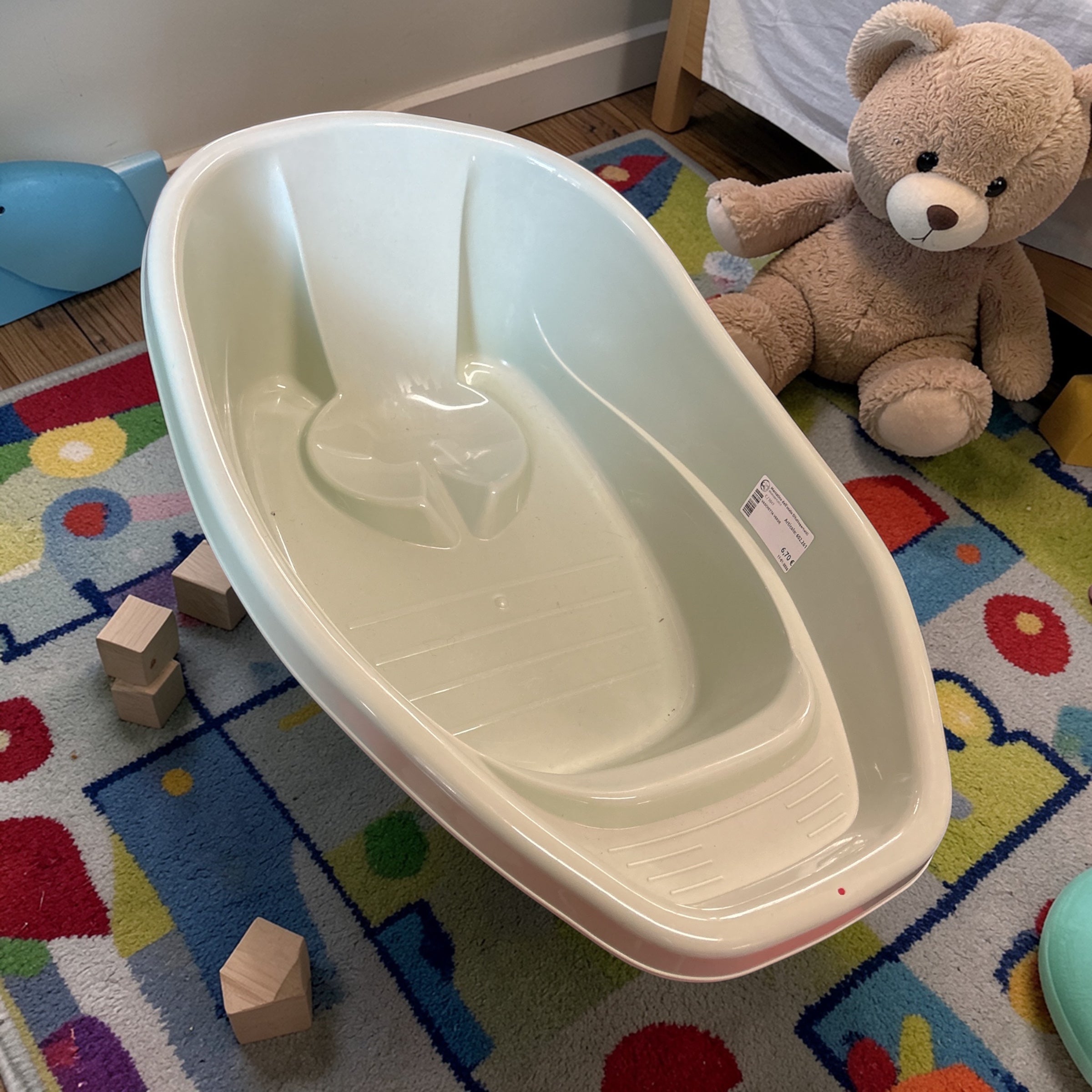 Vaschetta Per bagnetto neonati Verde acqua