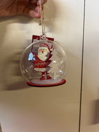 Tris Globi Natale Vetro Fontebasso