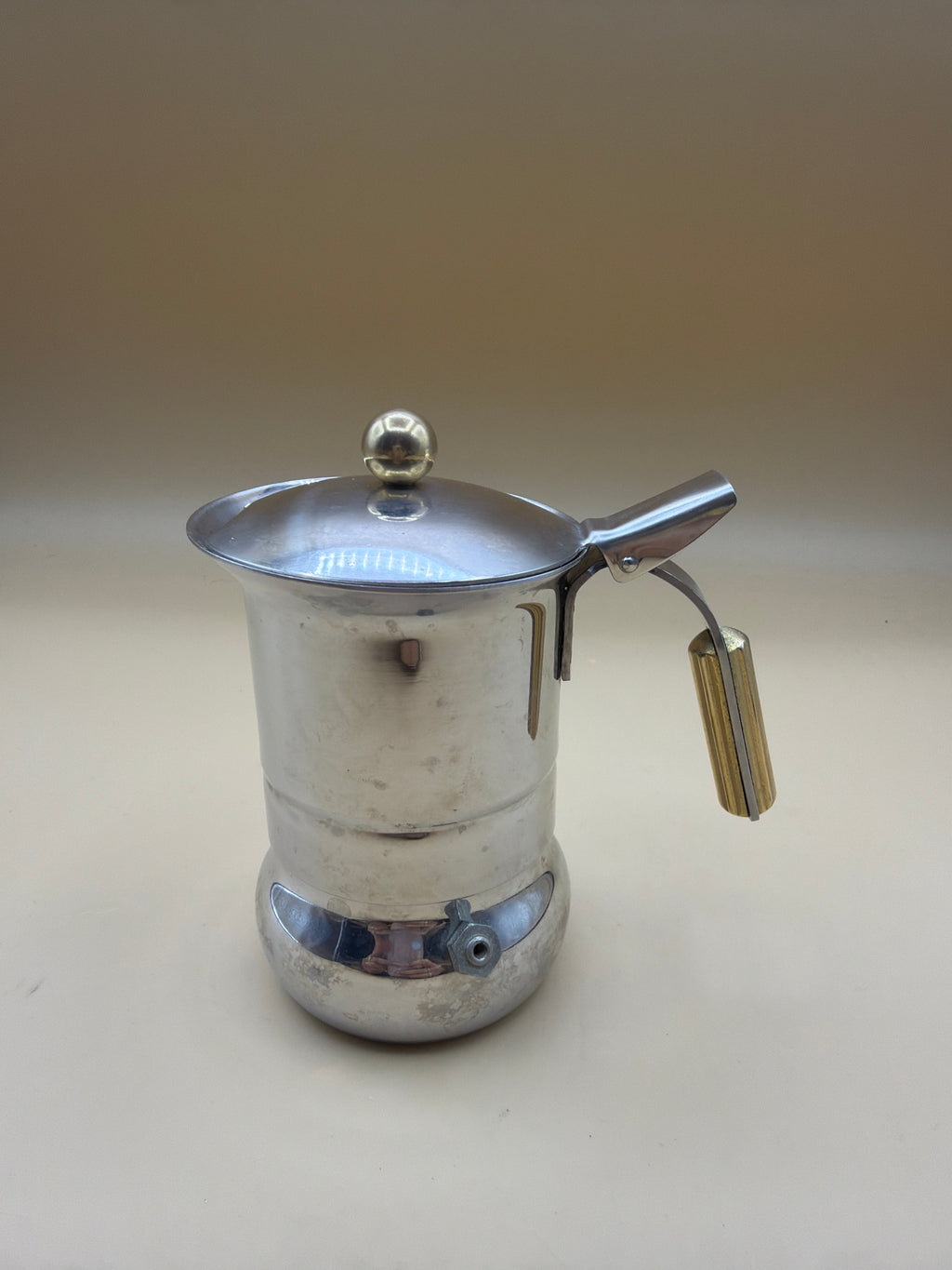 Moka Da 2 Acciaio Oro Amore
