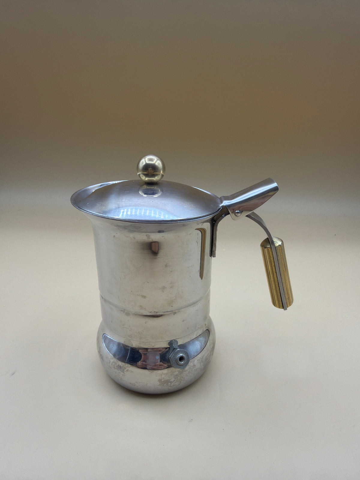 Moka Da 2 Acciaio Oro Amore