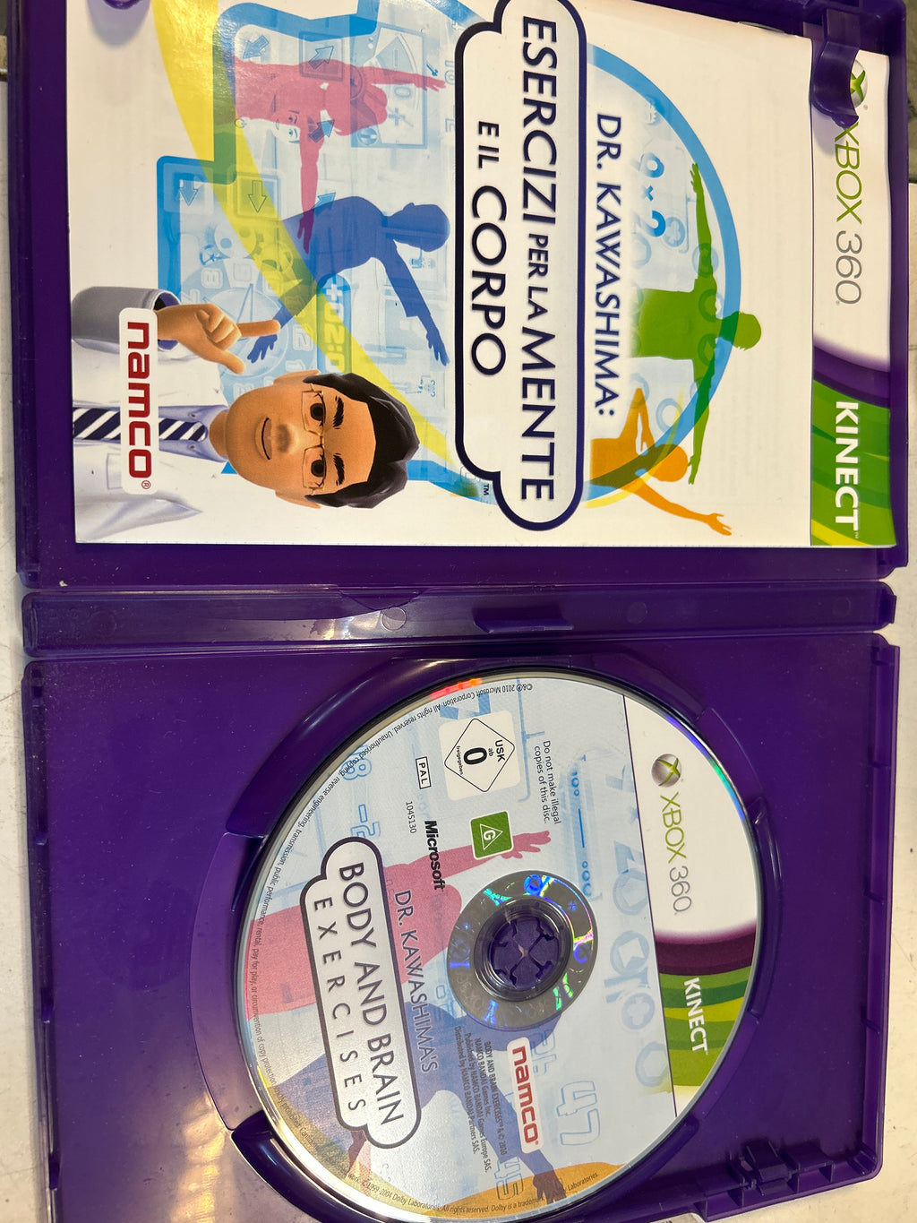 Dr. Kawashima Esercizi Per La Mente E Il Corpo Kinect Xbox 360