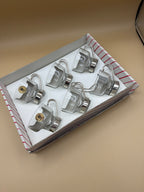 6 Tazzine Punch Vintage