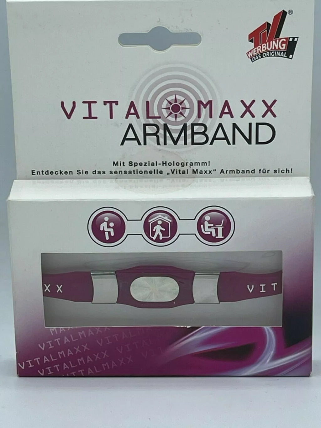 Bracciale Vital Maxx Bracciale Power Fitness Energia Vitalmaxx Rosa