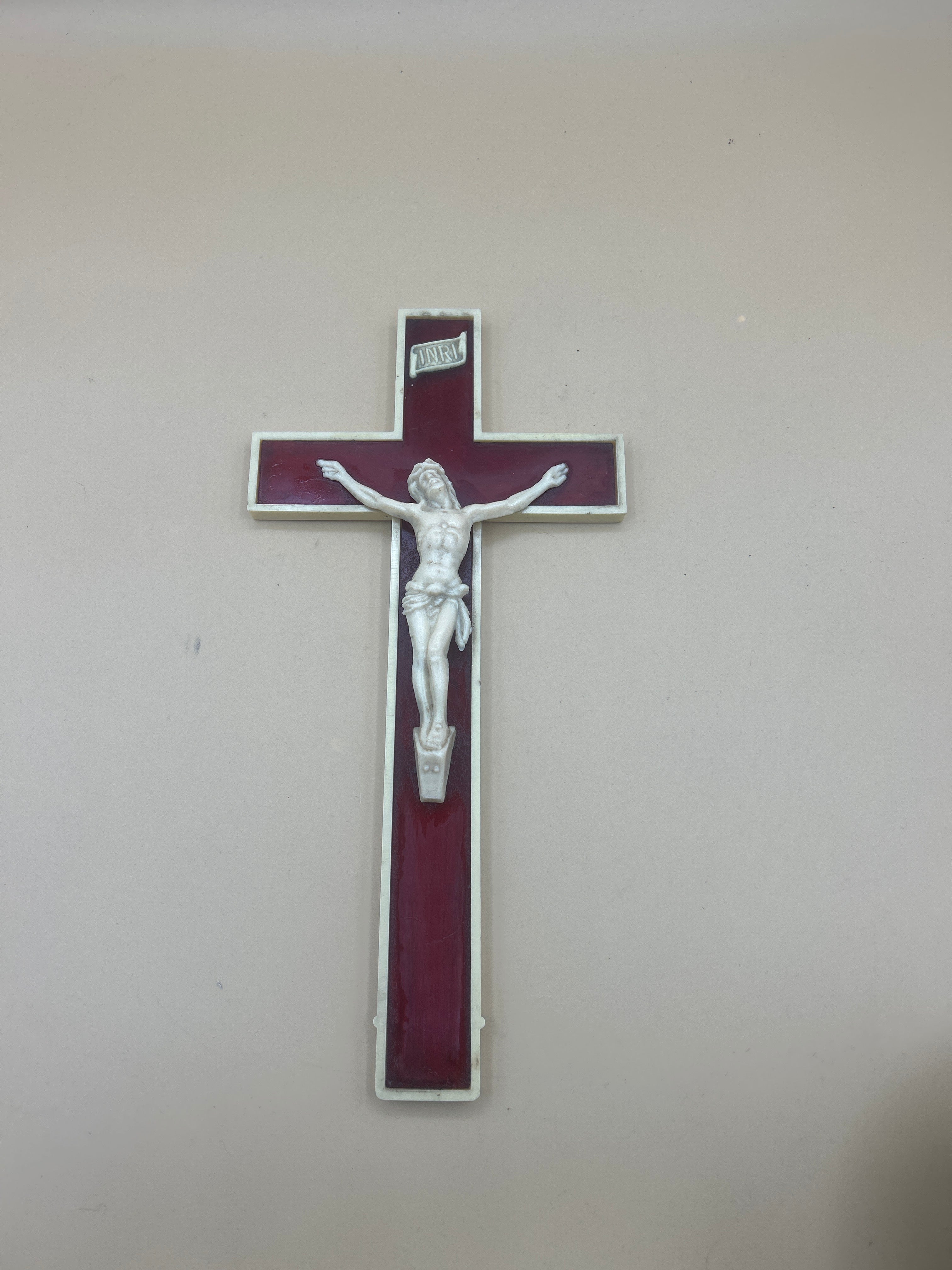 Crocifisso Plastica Vintage