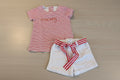 Completo 2 Pezzi Righine Melby 12 Mesi