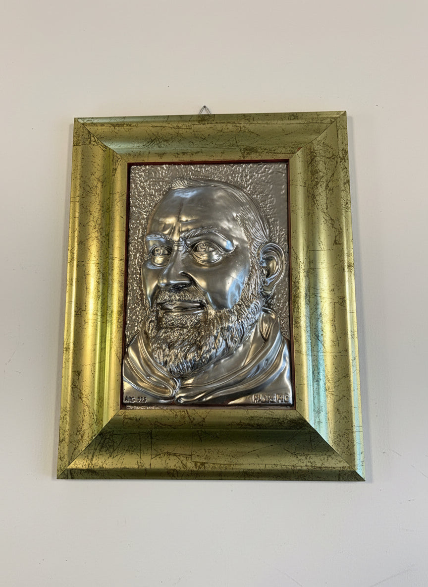 Padre Pio In Argento