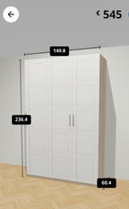 Armadio 3 Ante Ikea Pax