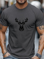 Maglietta Uomo Tirolese Con Cervo Nuova Xxl