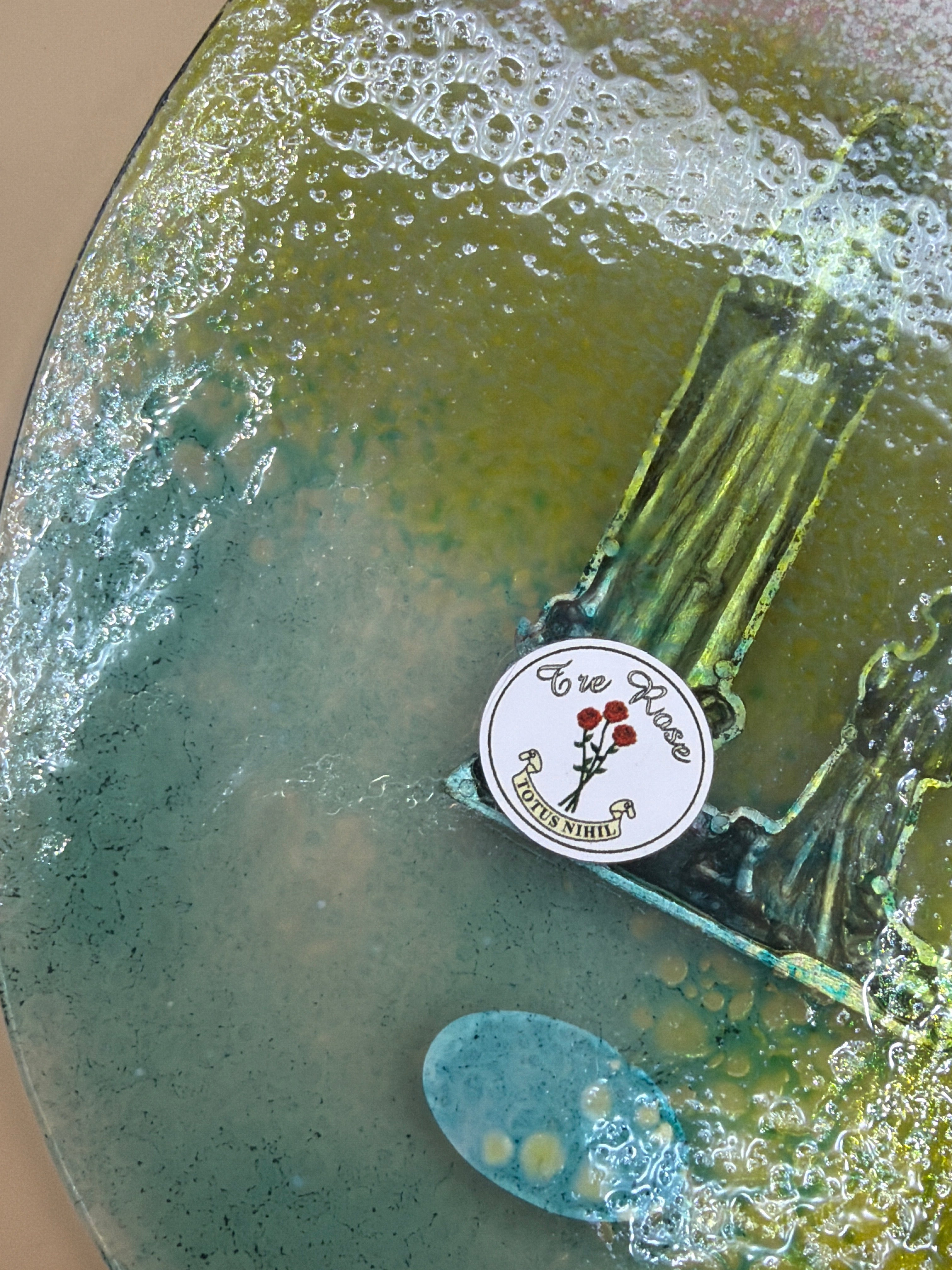 Placca Madonnina Vetro Murano