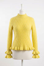 Maglia Gialla Bordi Volant All Pure S Pelosina