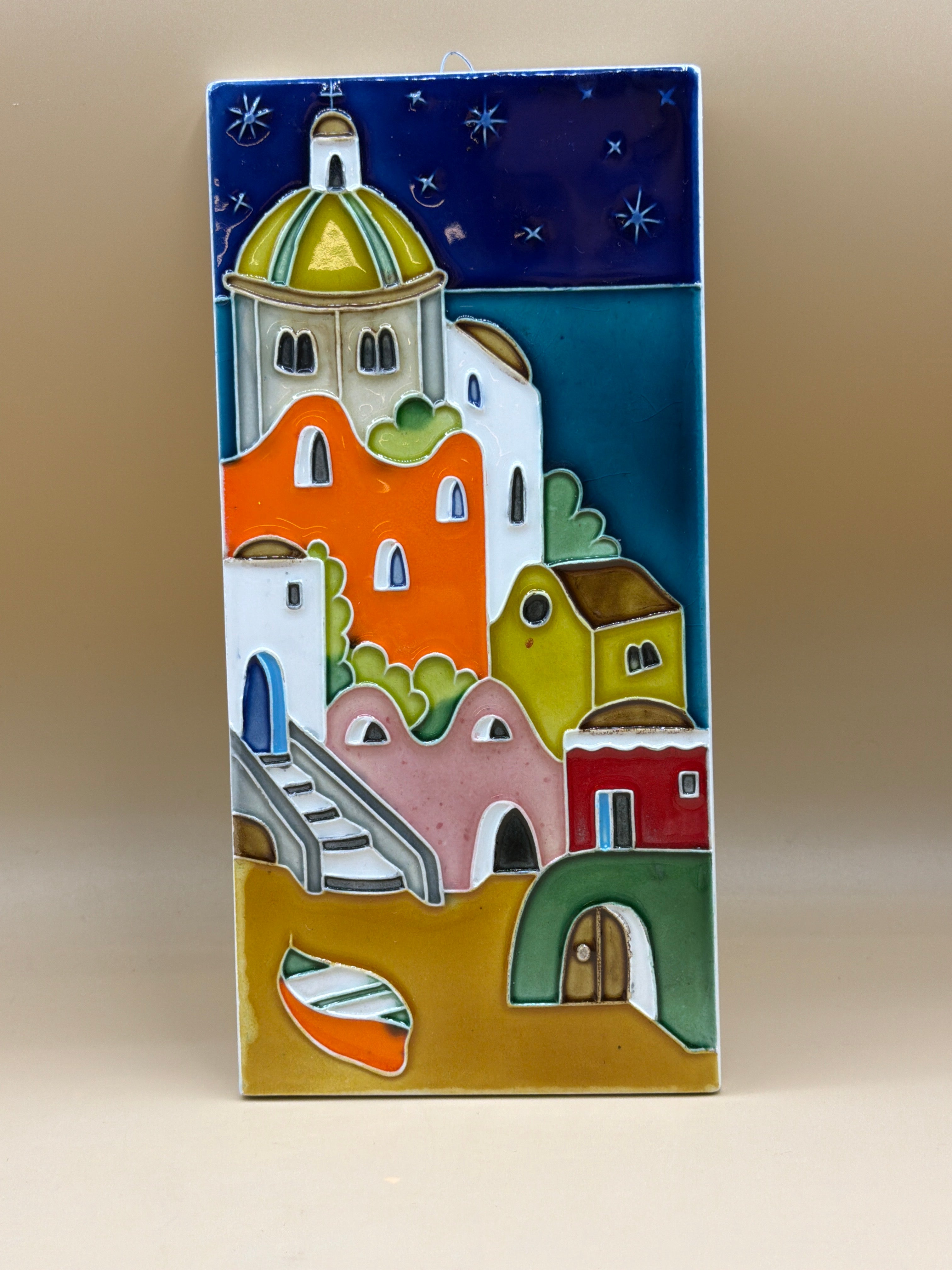 Quadretto Ceramica Paesaggio