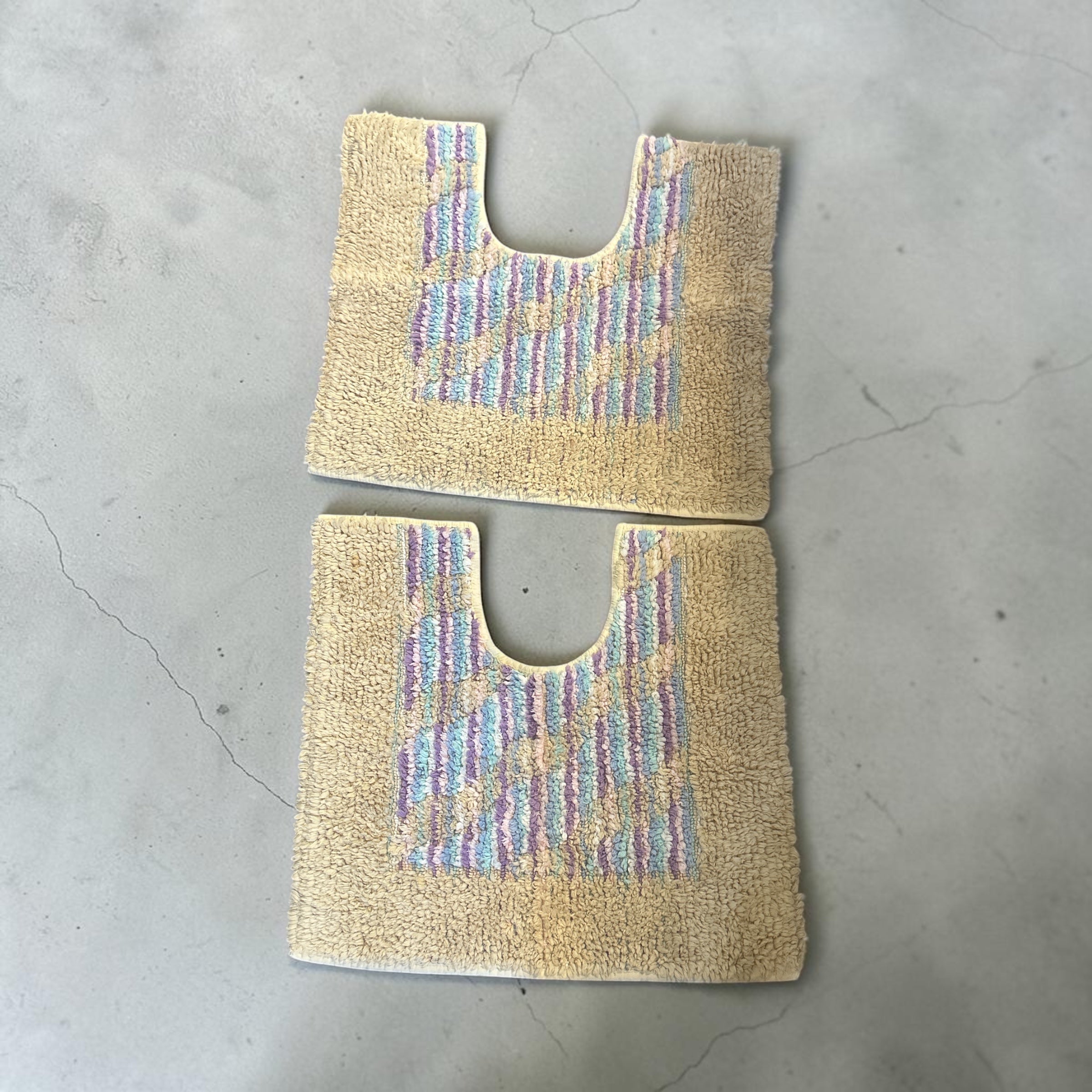 Set Tre Tappeti Da Bagno