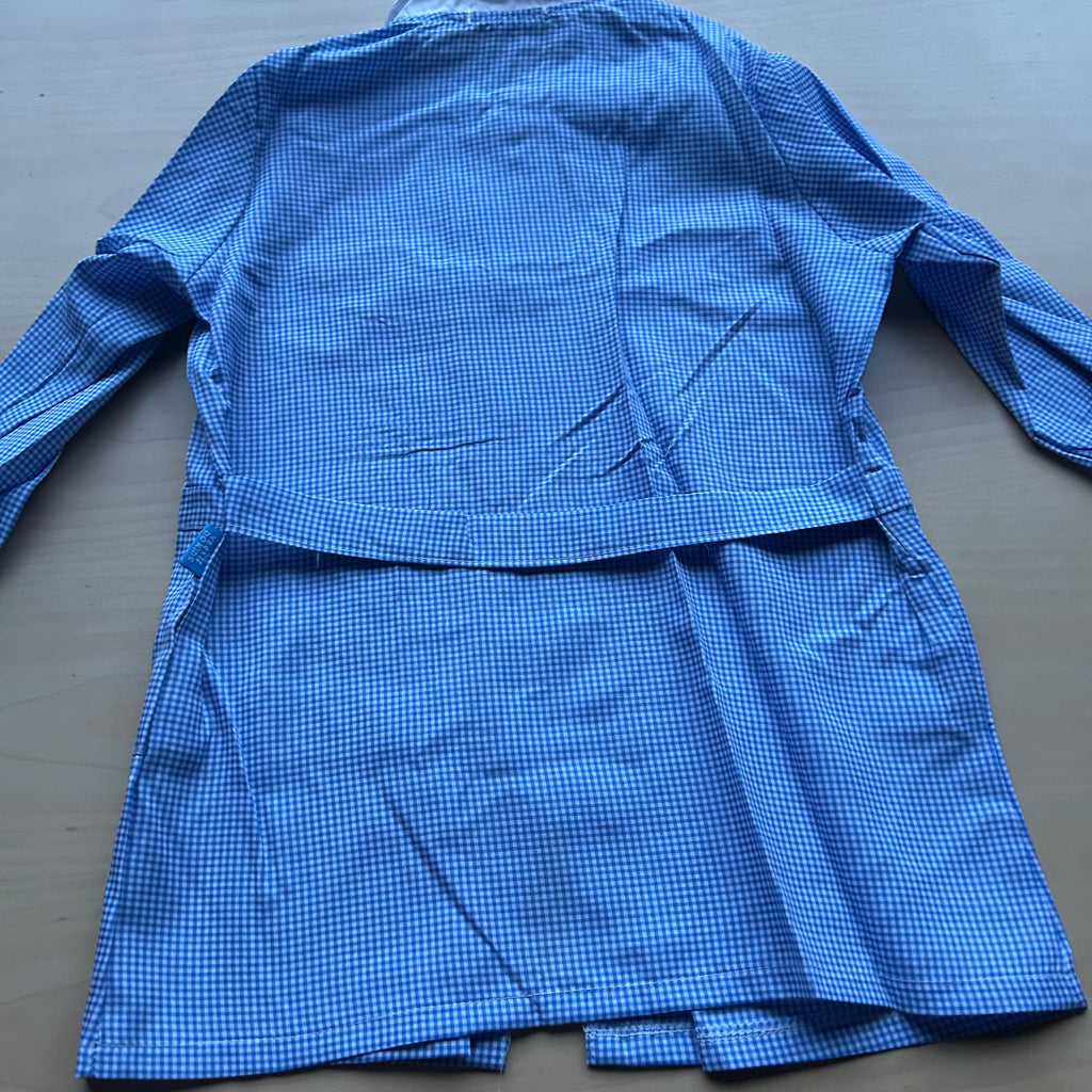 Grembiule Asilo Scuola Materna Azzurro Bimbo Con Cerniera Nuovo 3 Anni