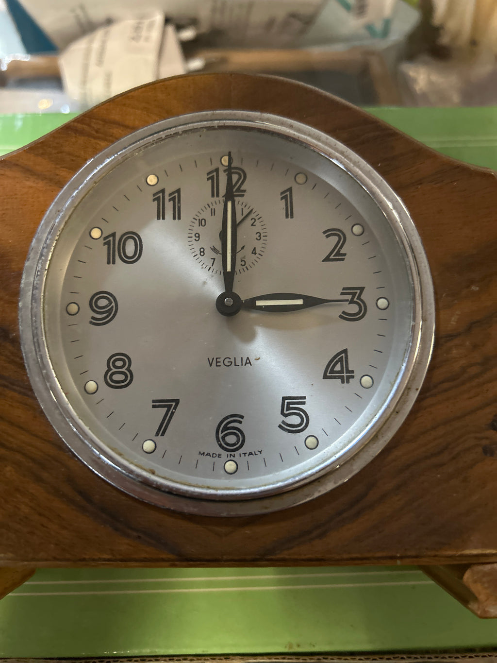 Orologio Da Tavolo Veglia Funzionante