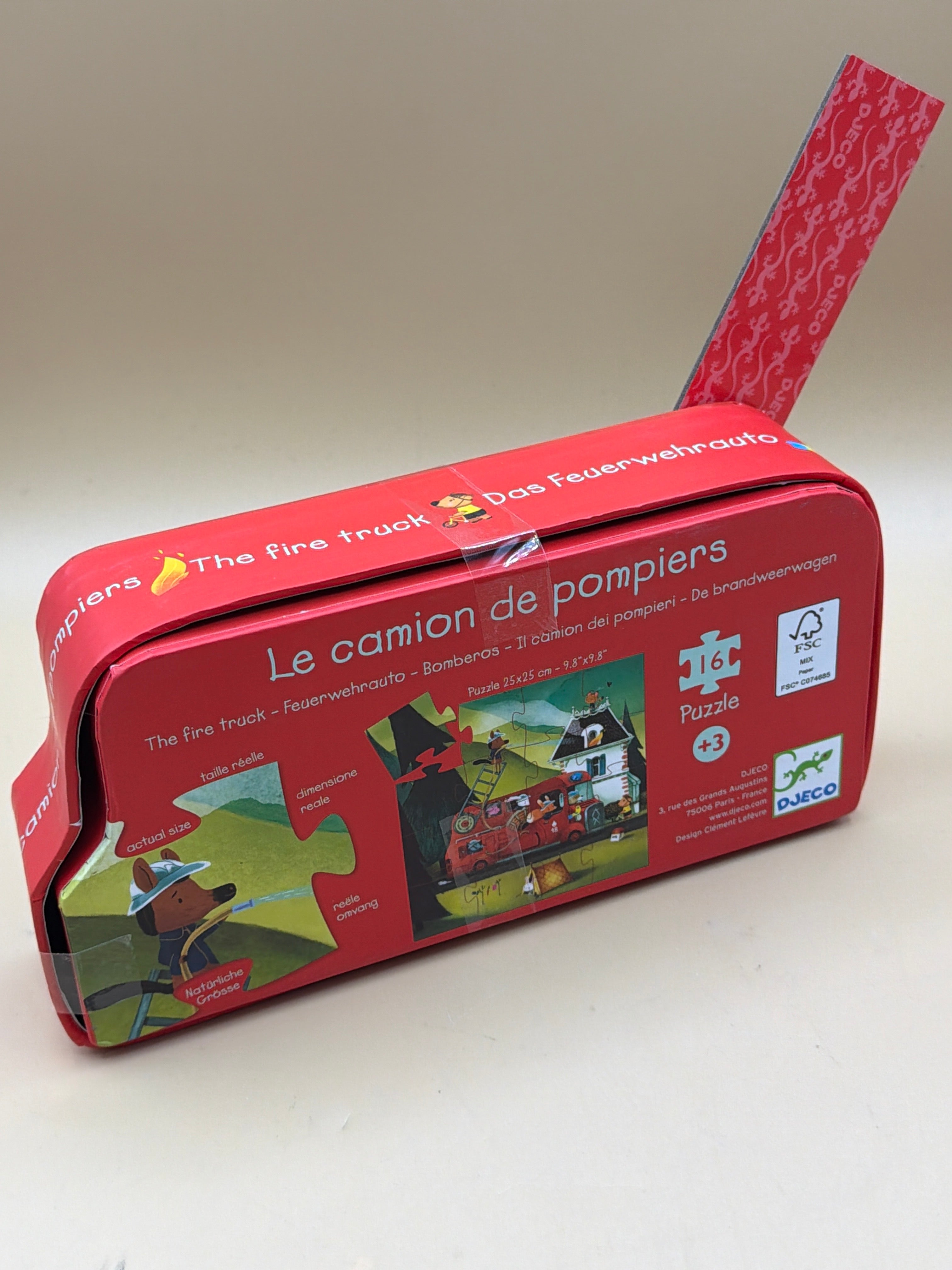 Puzzle Djeco Pompieri