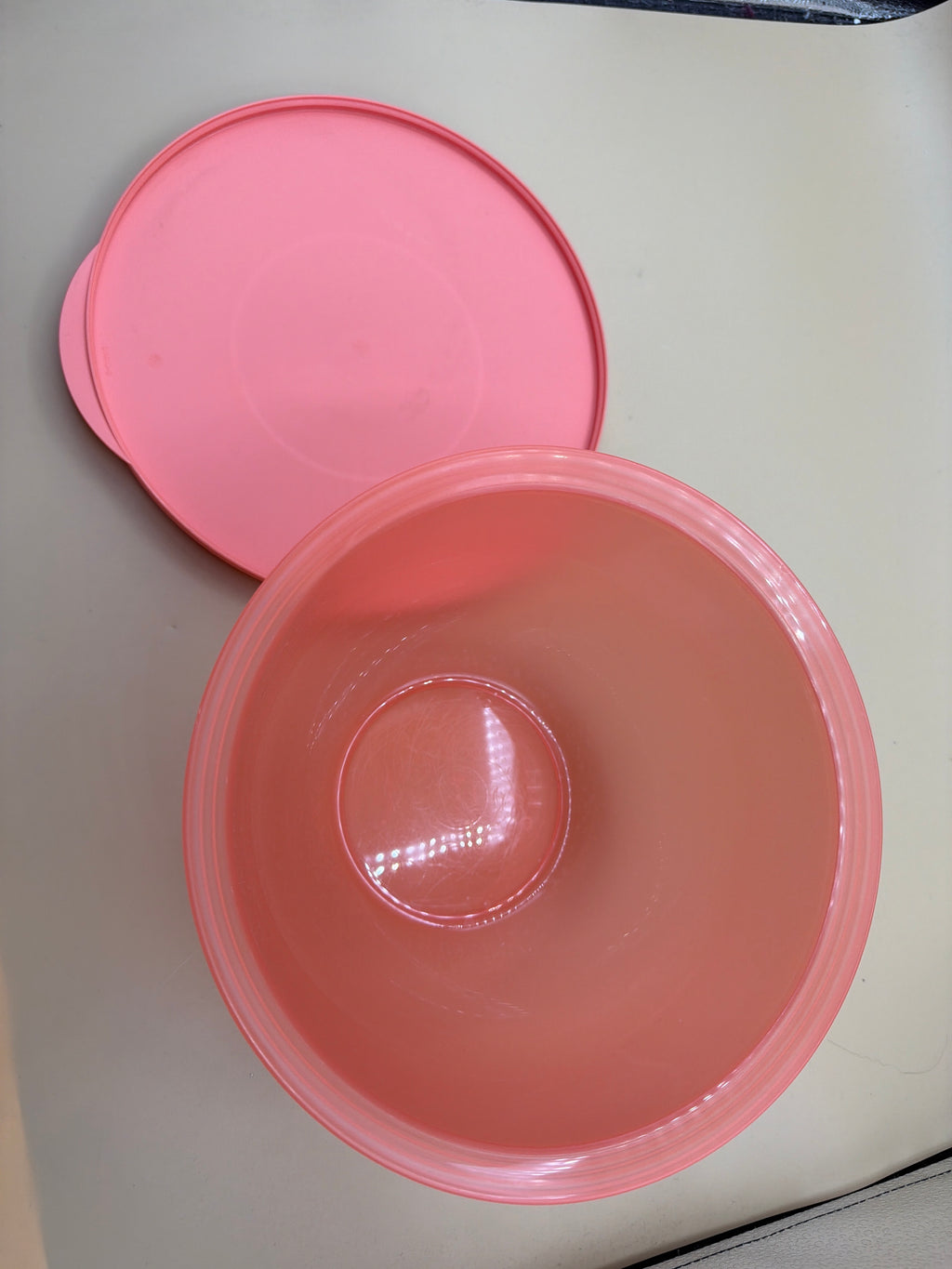 Contenitore Tupperware Rosa Con Cop