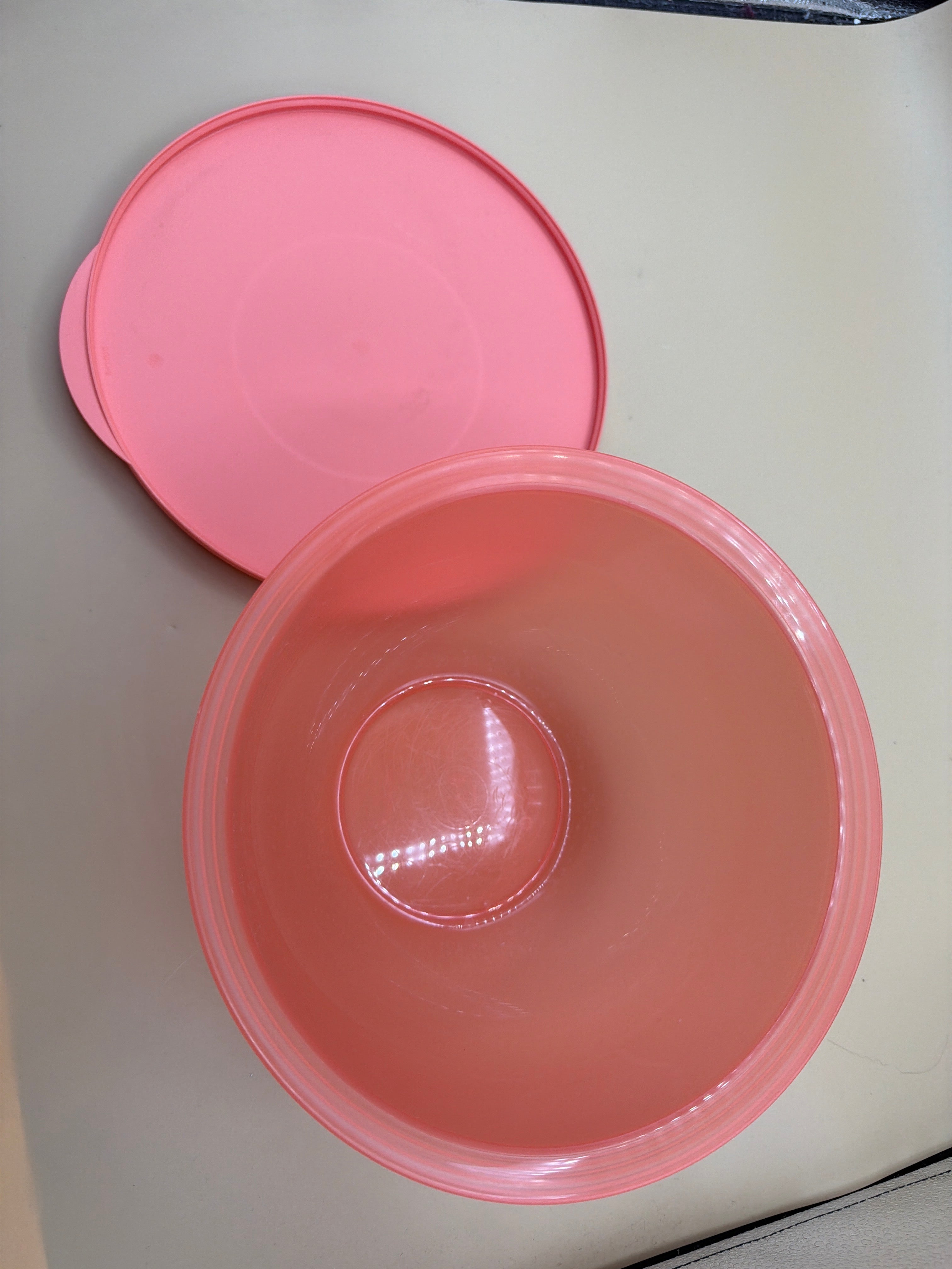 Contenitore Tupperware Rosa Con Cop