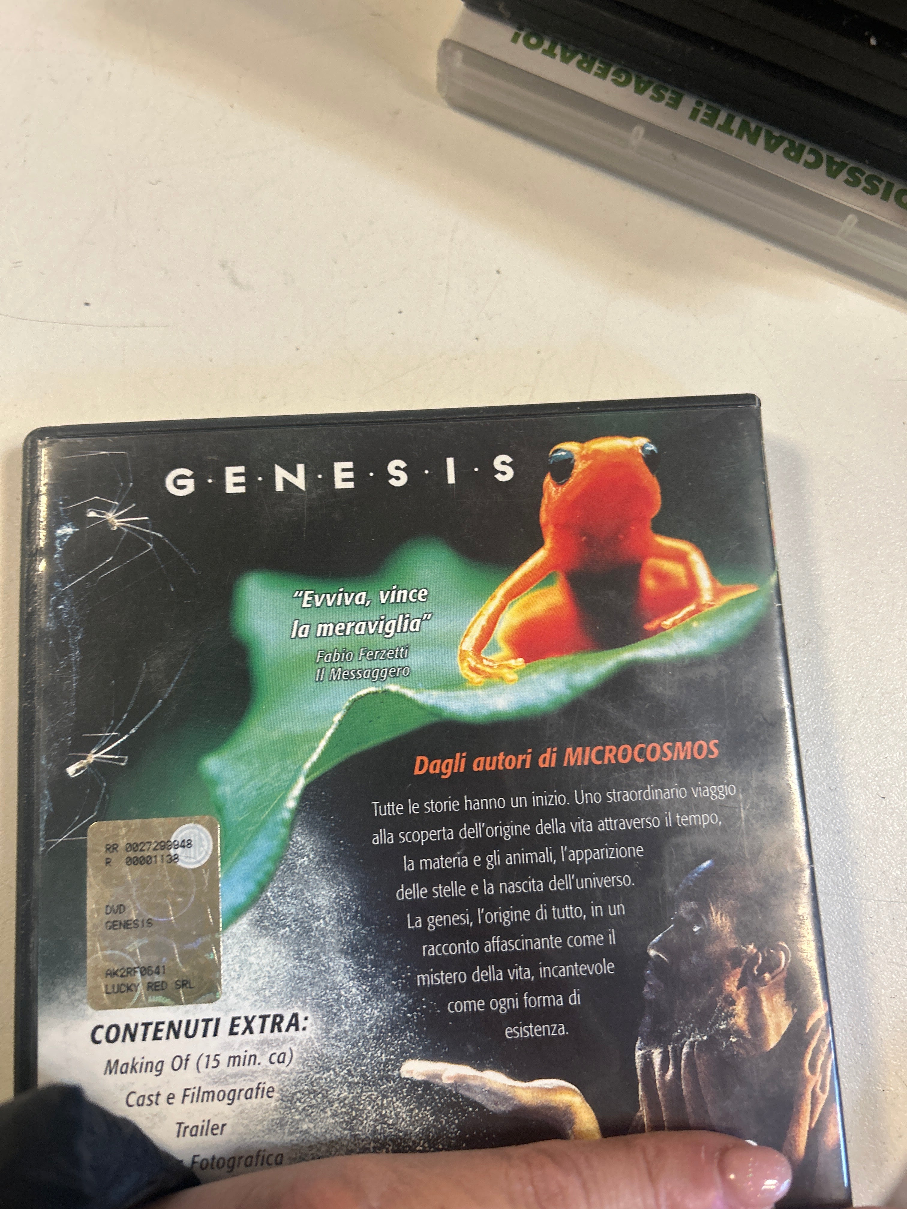 Dvd Genesis Tutte Le Storie Hanno Un Inizio