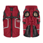 Cappotto Riflettente Per Cani Rosso Xl Nuovo