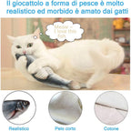 Giocattolo Interattivo Per Gatti, Pesce Elettrico Con Erba Gatta, Simulazione Realistica Del Pesce Che Si Muove, Carpa