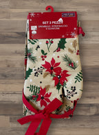 Set 3 Pezzi Natalizio Cucina Nuovo