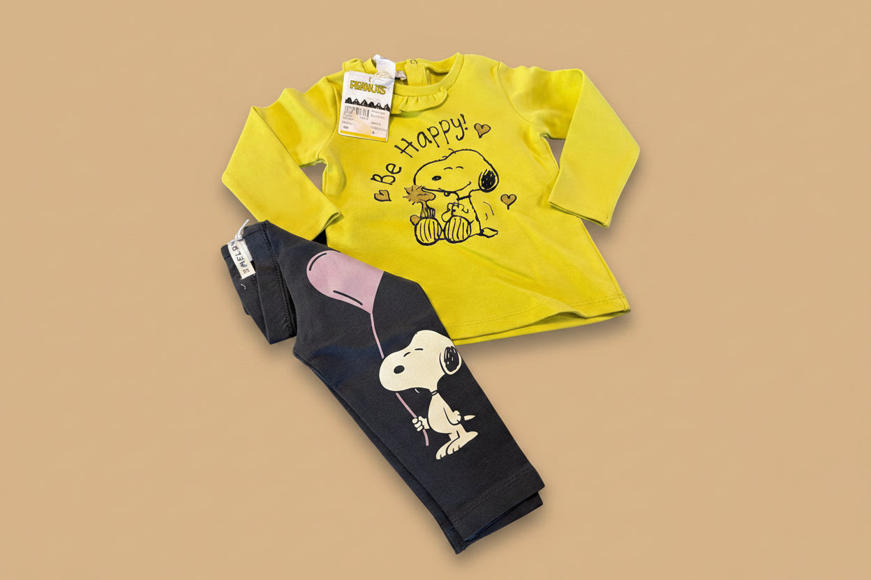 Completo Nuovo Melby 9 Mesi Snoopy