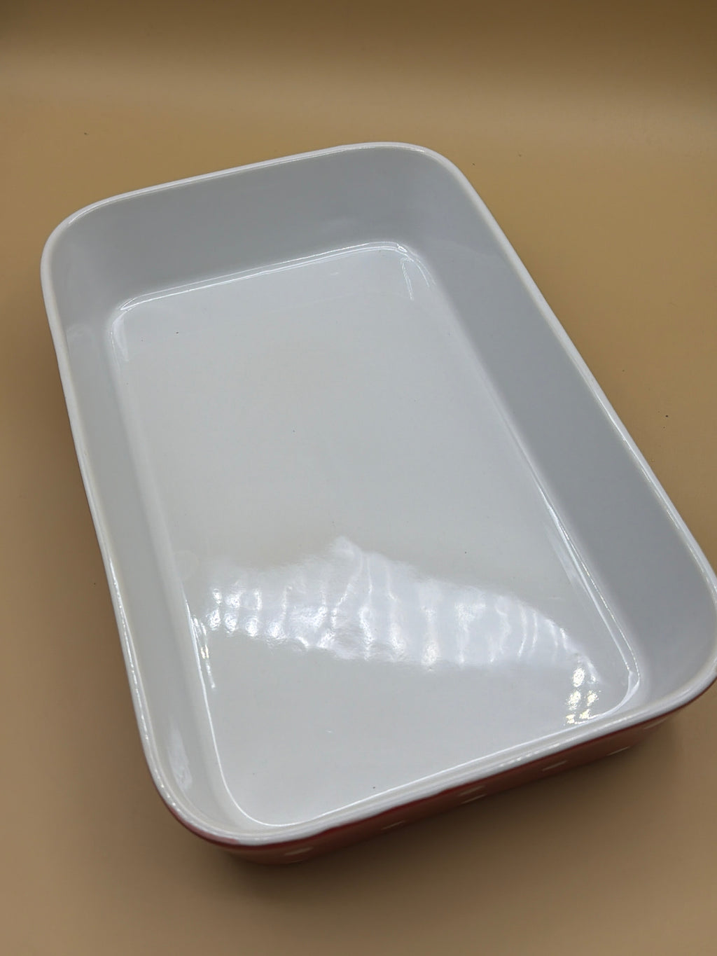 Pirofila Rossa Pois Tognana