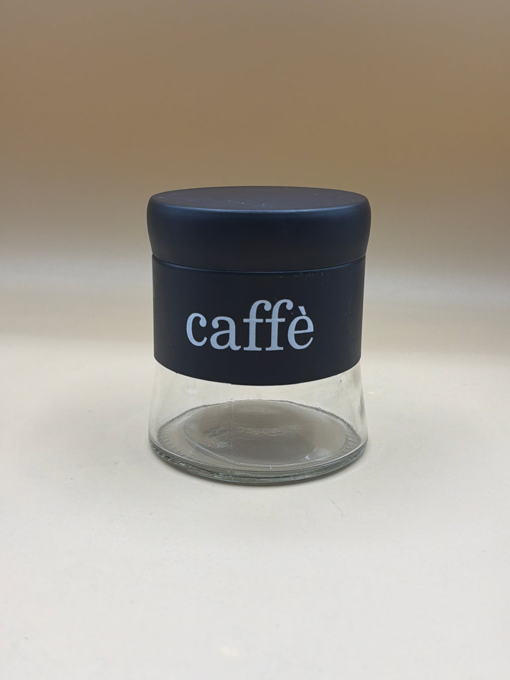 Vaso Nero Vetro Caffè