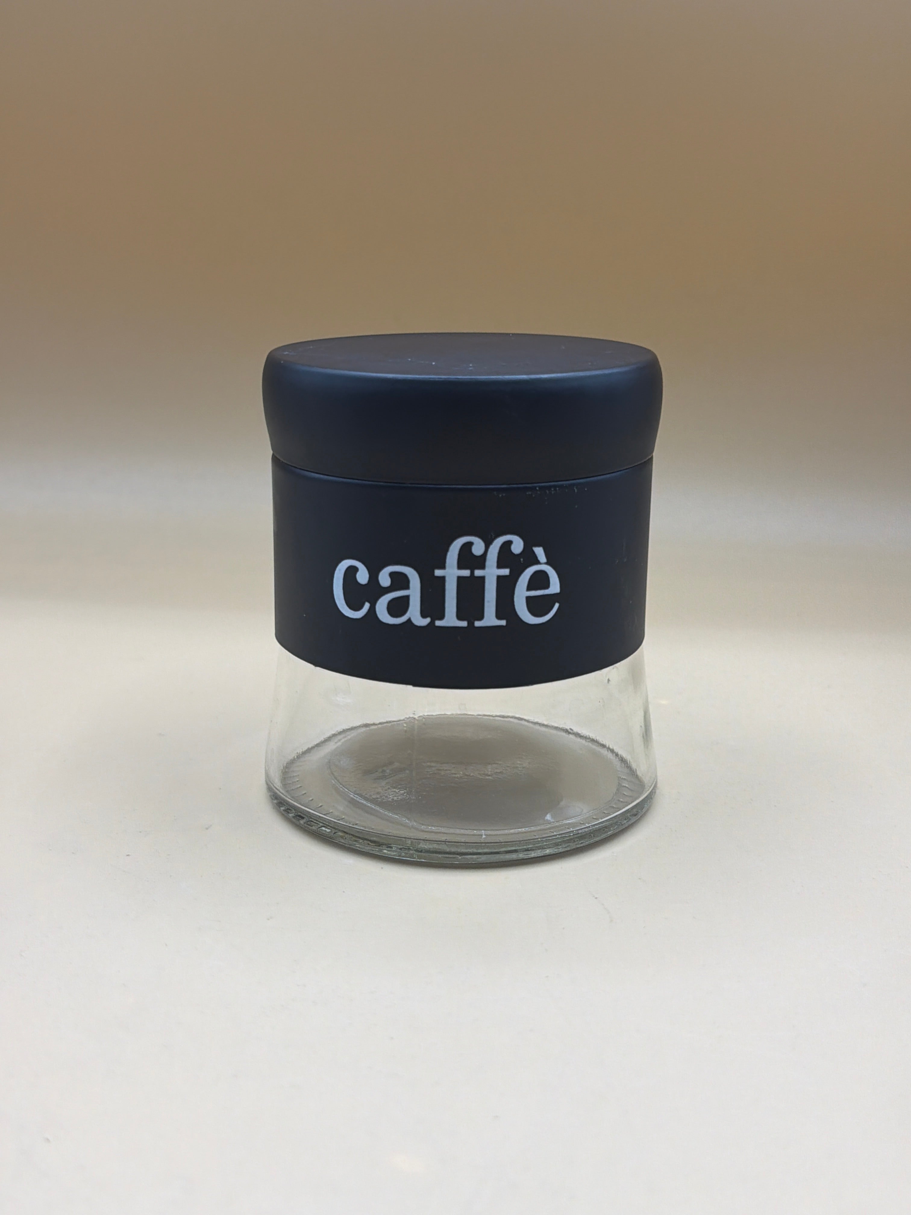 Vaso Nero Vetro Caffè