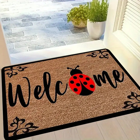 Zerbino Nuovo Welcome Con Coccinella Portafortuna