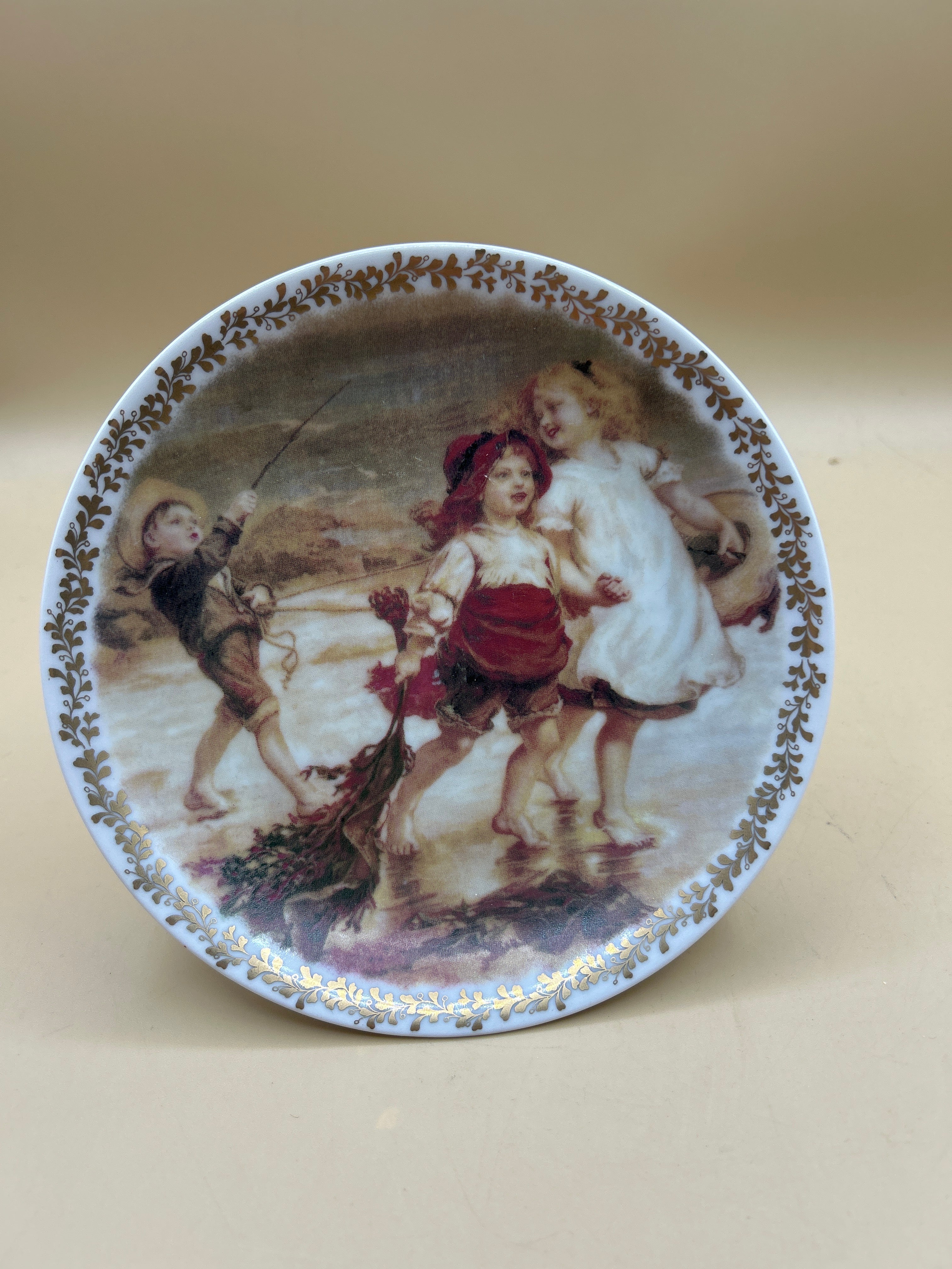 Piatto Da Parete Pears Print Sea Horses Arzberg Hutschenreuther Bavaria