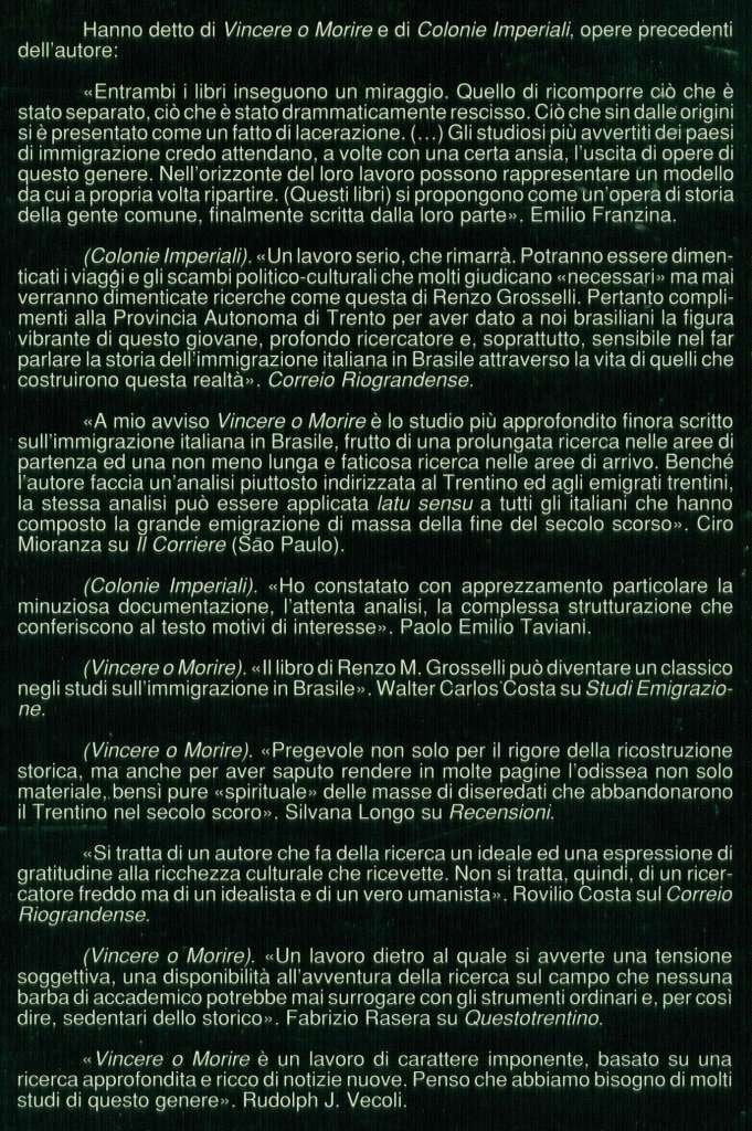 Dove Cresce L'araucaria. Dal Primiero A Novo Tyrol. Contadini Trentini (veneti E Lombardi) Nelle Foreste Brasiliane Renzo M. Grosselli