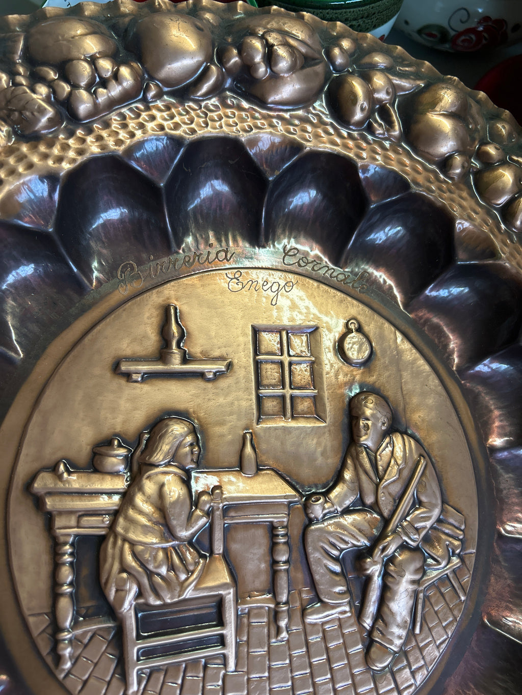 Piatto Rame Grande Birreria Cornale Enego