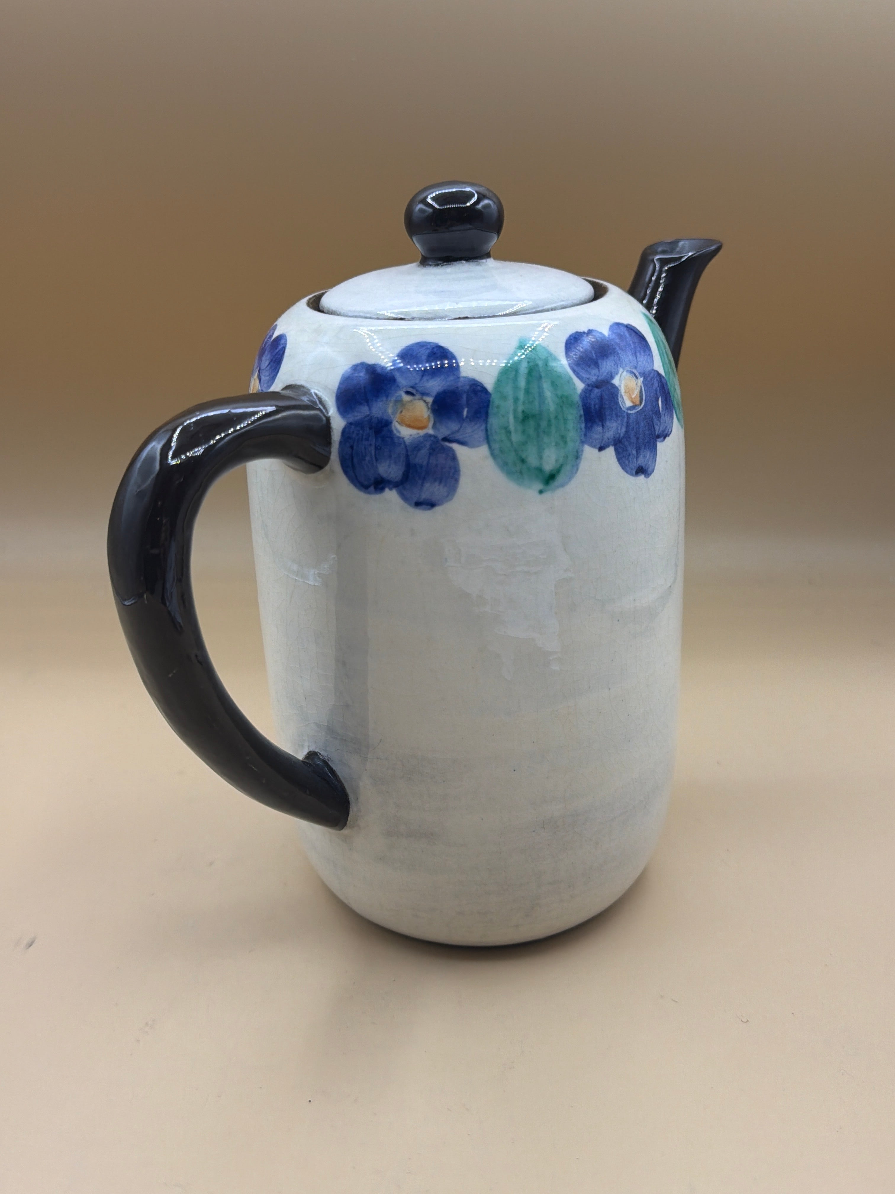 Teiera Caffettiera Fatta A Mano Burkart, Svizzera, Anni '70