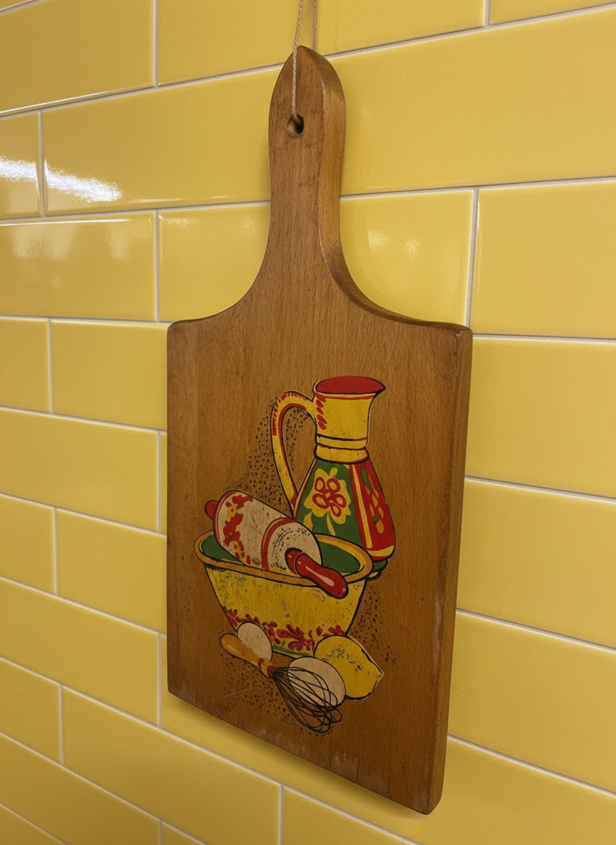 Tagliere Legno Dipinto