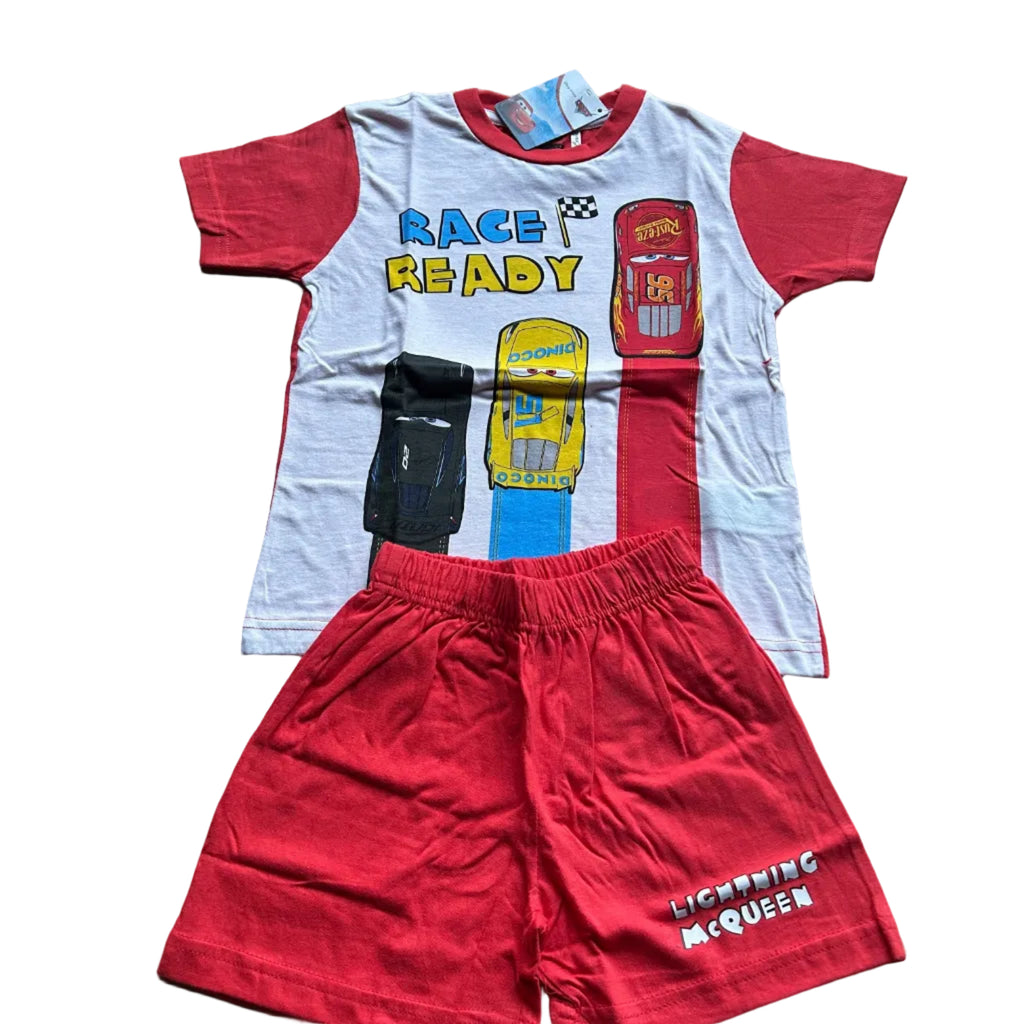 Completo Corto Due Pezzi Nuovo Cars 4 Anni