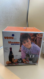 Zuppiera termica Vemi in acciaio vintage