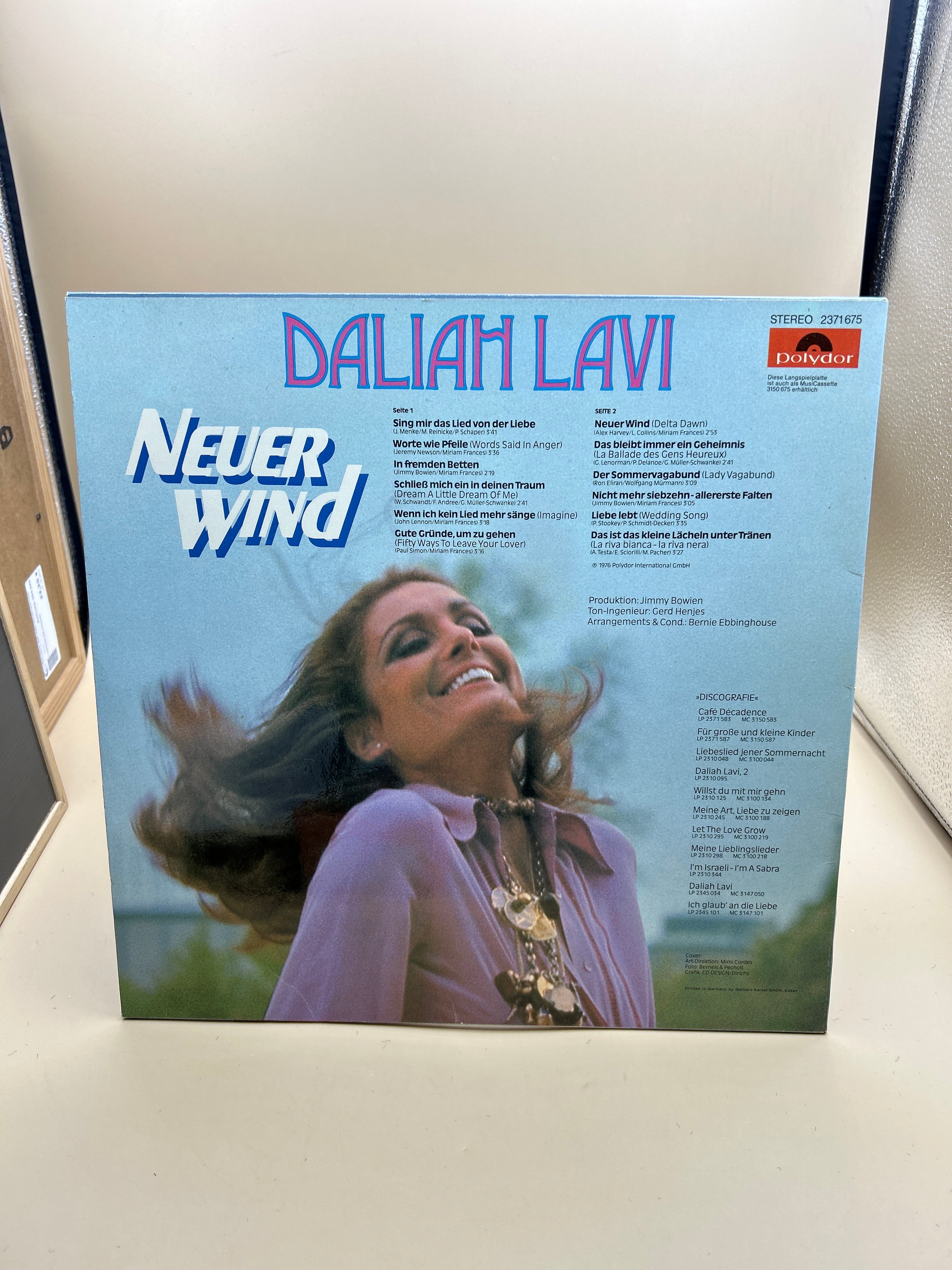 Lp Daliah Lavi - Neuer Wind