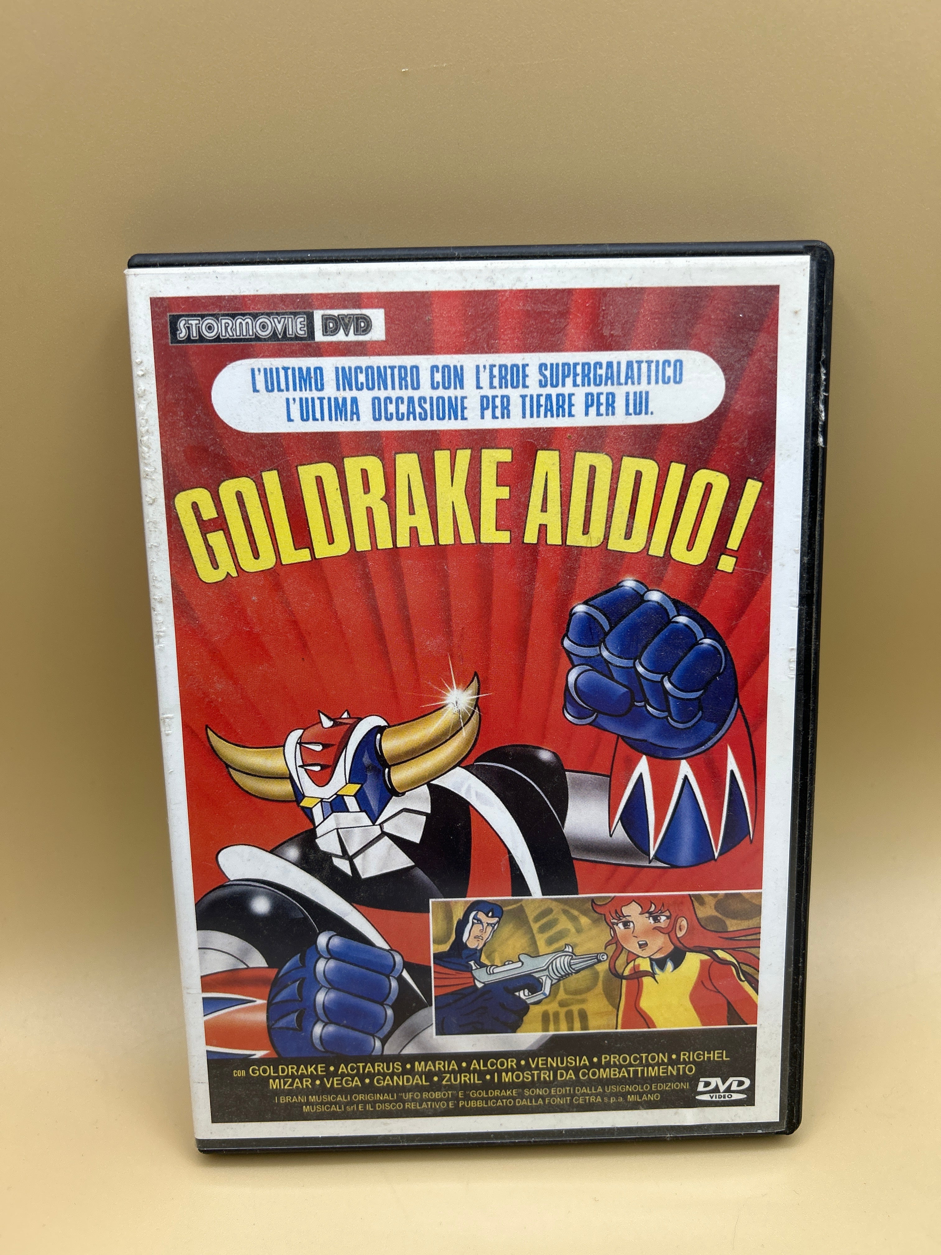 Dvd Goldrake Addio!