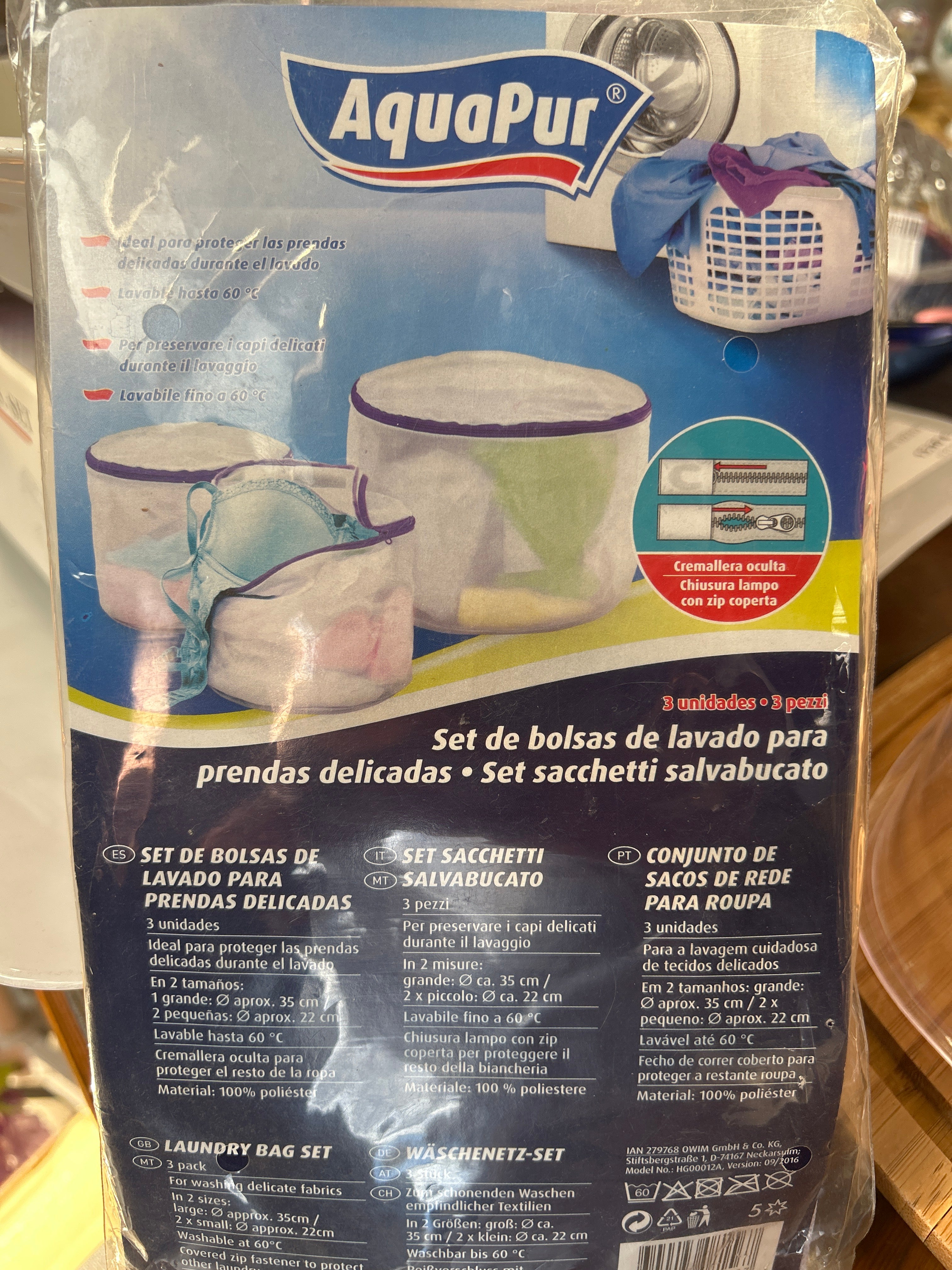 Set Sacchetti salva Bucato 3 pezzi