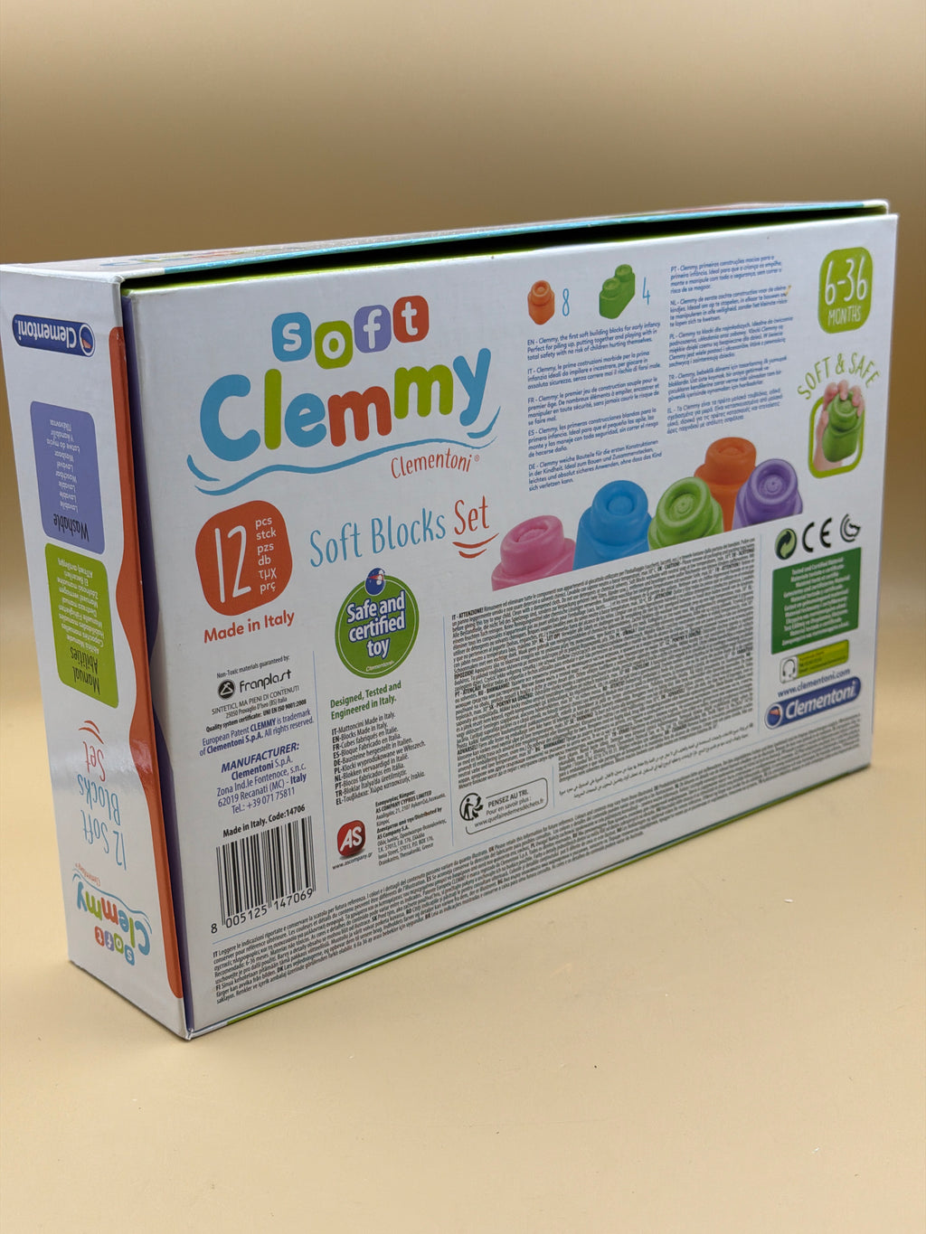 Clemmy 12 Soft Block